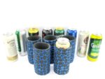 5er Set blaue exclusive Getränkekühler für 0,5L Dosen – Bild 2