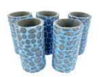5er Set blaue exclusive Getränkekühler für 0,5L Dosen – Bild 3