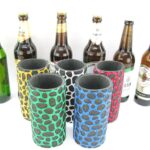 5er Set Bierflaschenkühler für 0,5L Flaschen -Bunte Mischung