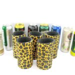 5er Set gelbe exclusive Getränkekühler für 0,5L Dosen