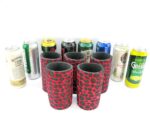 5er Set rote exclusive Getränkekühler für 0,5L Dosen