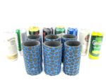 6er Set blaue exclusive Getränkekühler für 0,5L Dosen