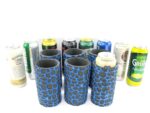 6er Set blaue exclusive Getränkekühler für 0,5L Dosen – Bild 2