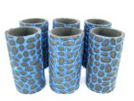 6er Set blaue exclusive Getränkekühler für 0,5L Dosen – Bild 3