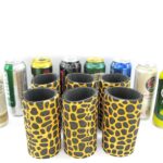 6er Set gelbe exclusive Getränkekühler für 0,5L Dosen