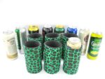 6er Set grüne exclusive Getränkekühler für 0,5L Dosen – Bild 2