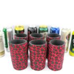6er Set rote exclusive Getränkekühler für 0,5L Dosen
