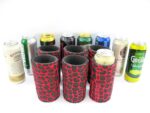 6er Set rote exclusive Getränkekühler für 0,5L Dosen – Bild 2