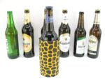 4er Set gelbe exclusive Bierflaschenkühler für 0,5L Flaschen – Bild 4