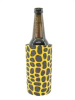 4er Set gelbe exclusive Bierflaschenkühler für 0,5L Flaschen – Bild 6