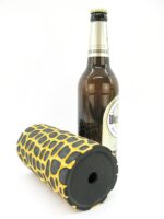 4er Set gelbe exclusive Bierflaschenkühler für 0,5L Flaschen – Bild 10