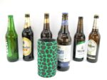 4er Set grüne exclusive Bierflaschenkühler für 0,5L Flaschen – Bild 3