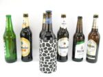 4er Set weiße exclusive Bierflaschenkühler für 0,5L Flaschen – Bild 7